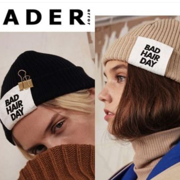 ✨ADER ERROR Bad Hair Day Beanie Hat - UNISEX - Picture 8 of 12